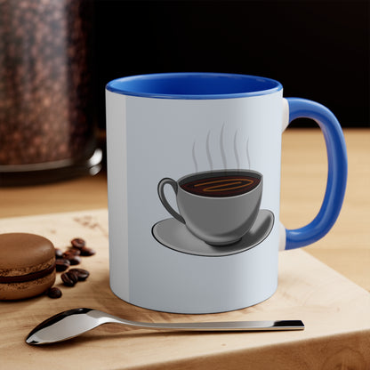 Life happens, coffee helps 11oz Accent Mug