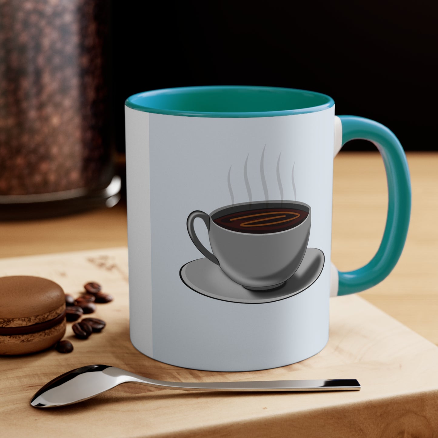 Life happens, coffee helps 11oz Accent Mug