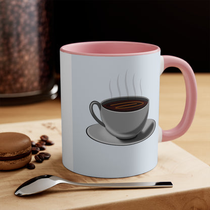 Life happens, coffee helps 11oz Accent Mug
